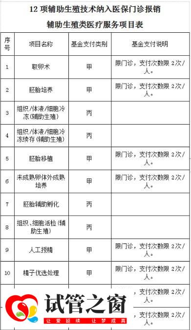 赤峰婦產(chǎn)醫(yī)院試管費(fèi)用報銷項目表